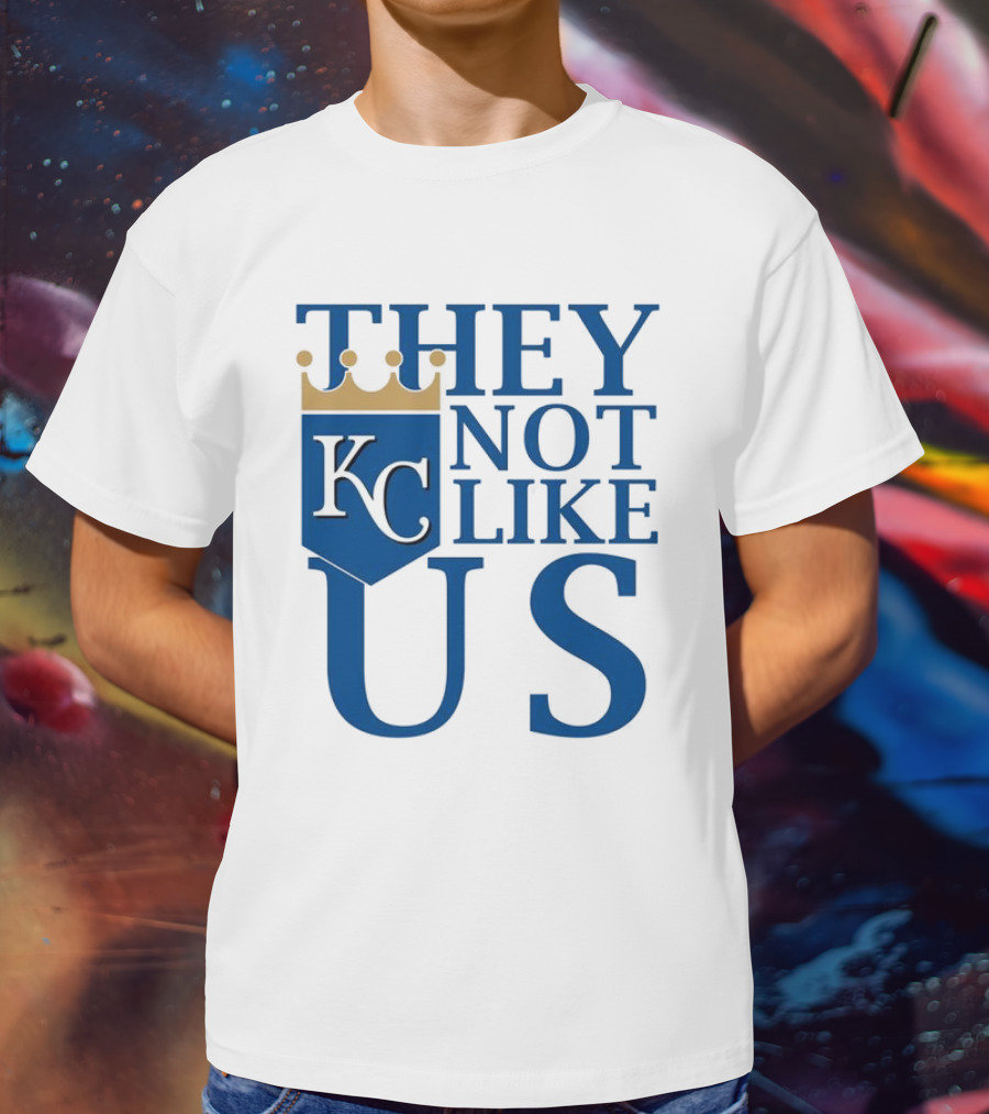 They Not Like Us KC Royals Crown Icon T-Shirt