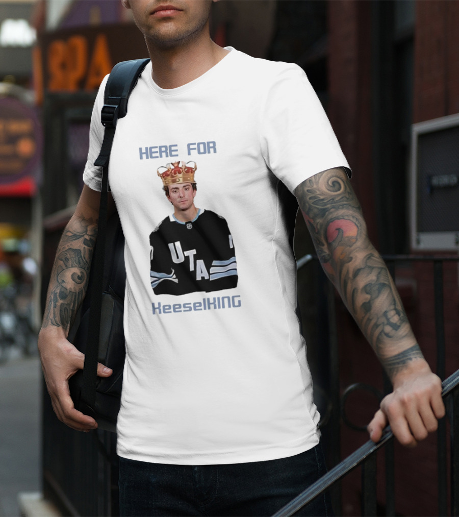 Here For Kesselking Crowned Hockey Player T-Shirt
