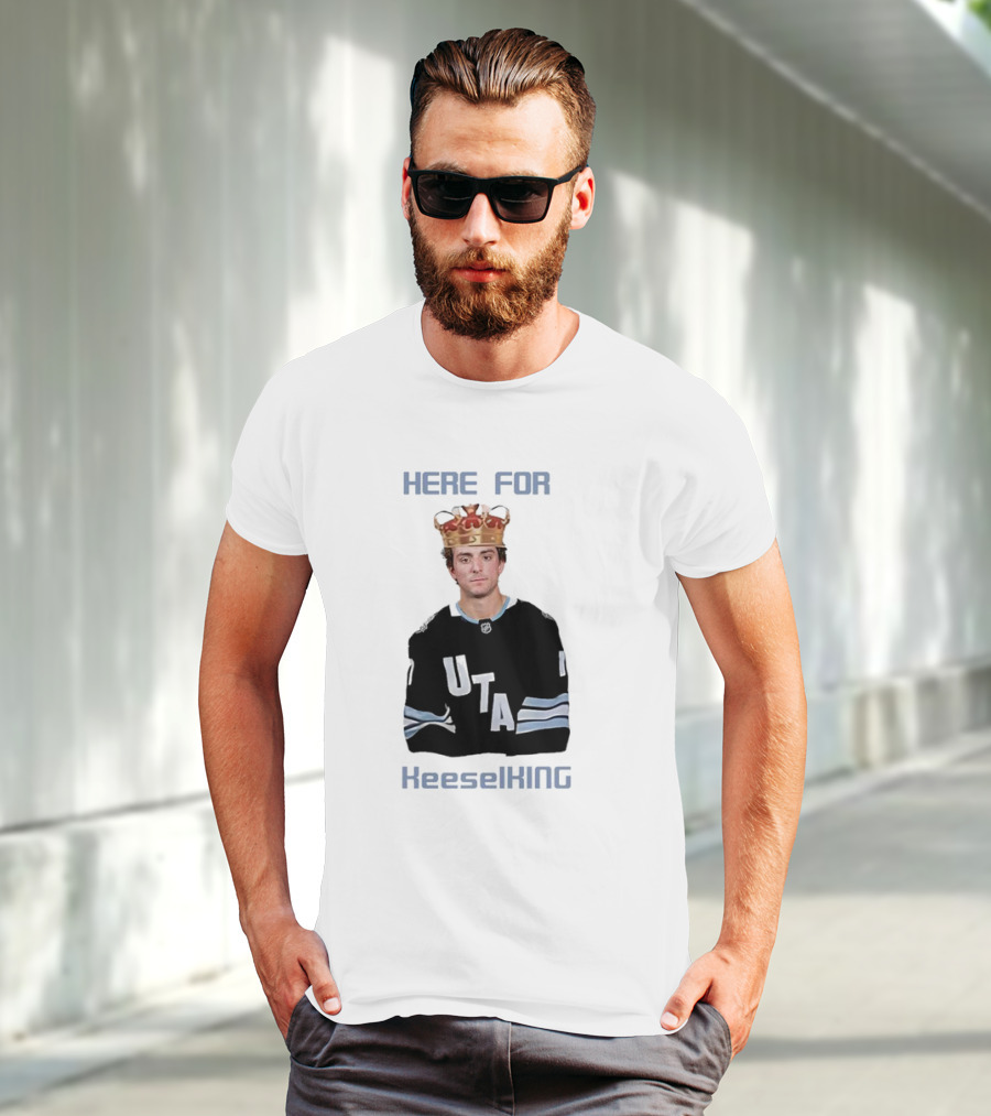 Here For Kesselking Crowned Hockey Player T-Shirt