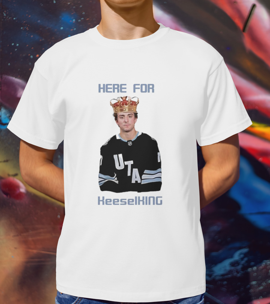 Here For Kesselking Crowned Hockey Player T-Shirt