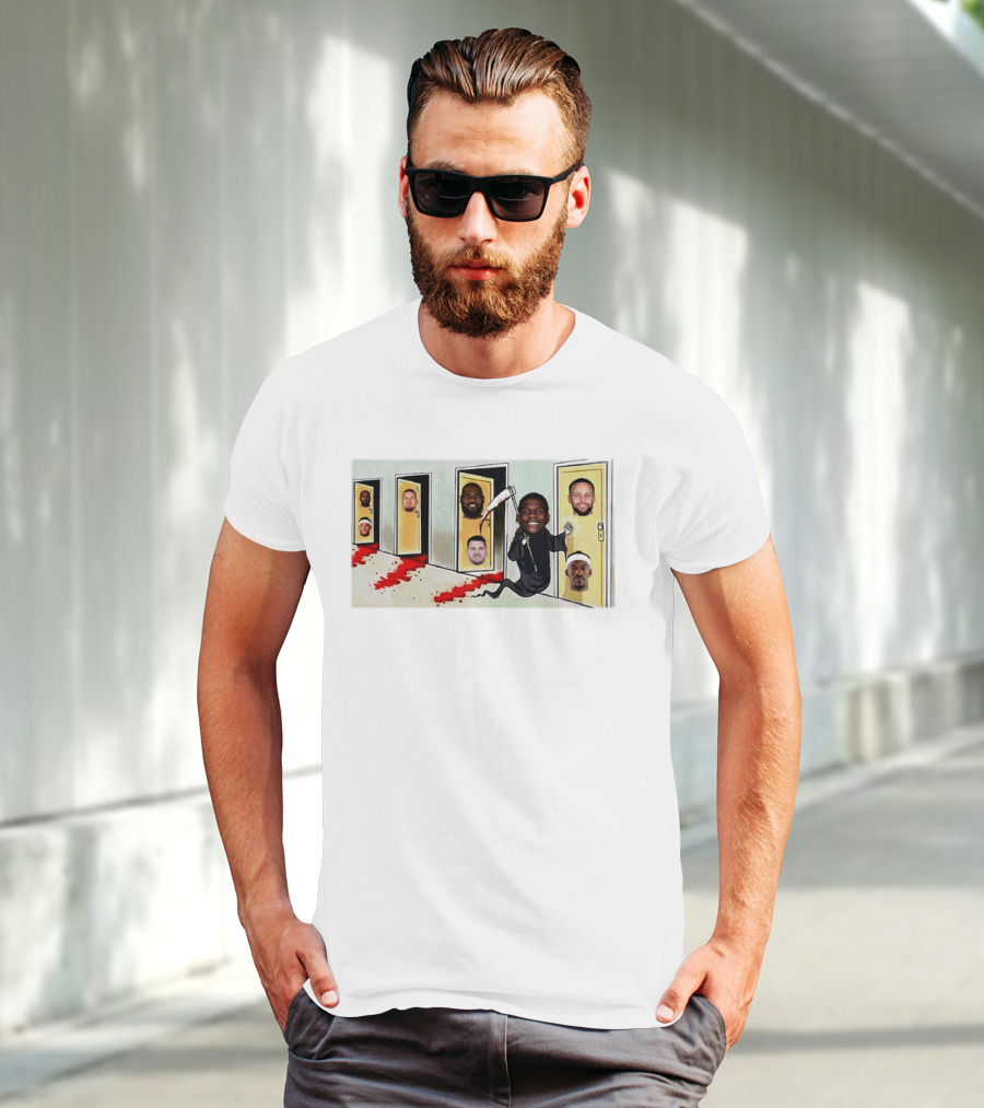 Minnesota Timberwolves Anthony Edwards Meme NBA Stars Grim Reaper Parody T-Shirt