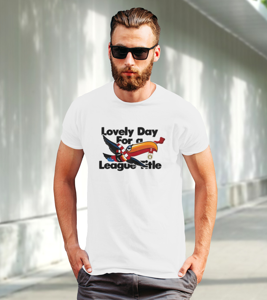 Lovely Day For A League Title Manchester United Toucan Soccer Victory T-Shirt