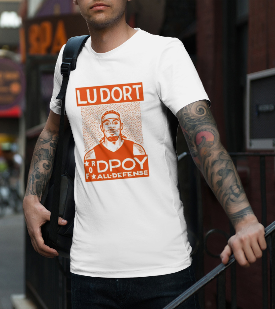 Lu Dort DPOY All Defense Recognition Graphic T-Shirt
