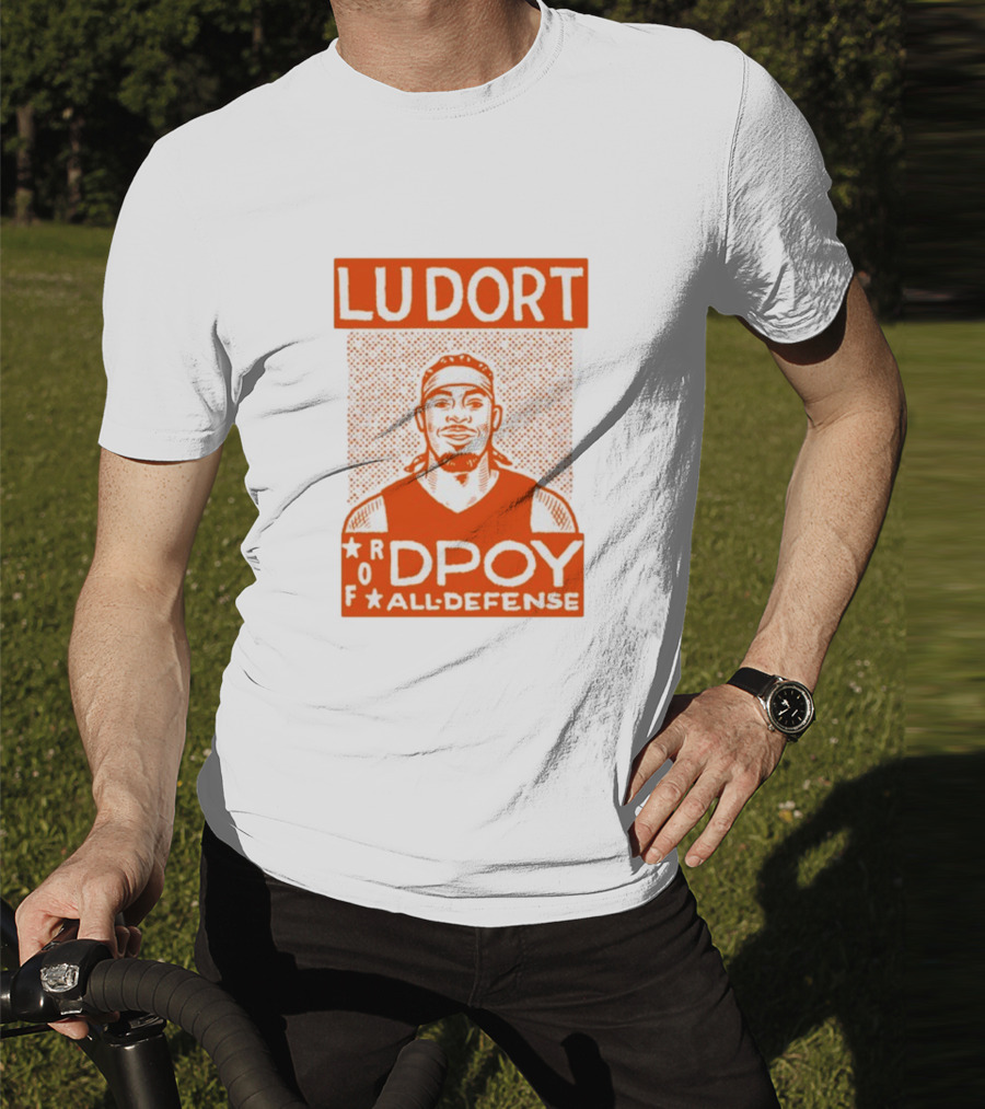 Lu Dort DPOY All Defense Recognition Graphic T-Shirt