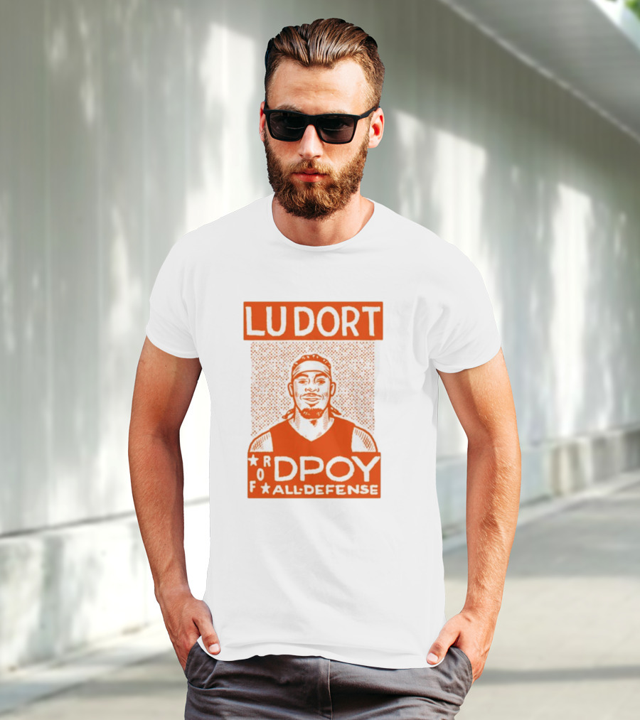 Lu Dort DPOY All Defense Recognition Graphic T-Shirt