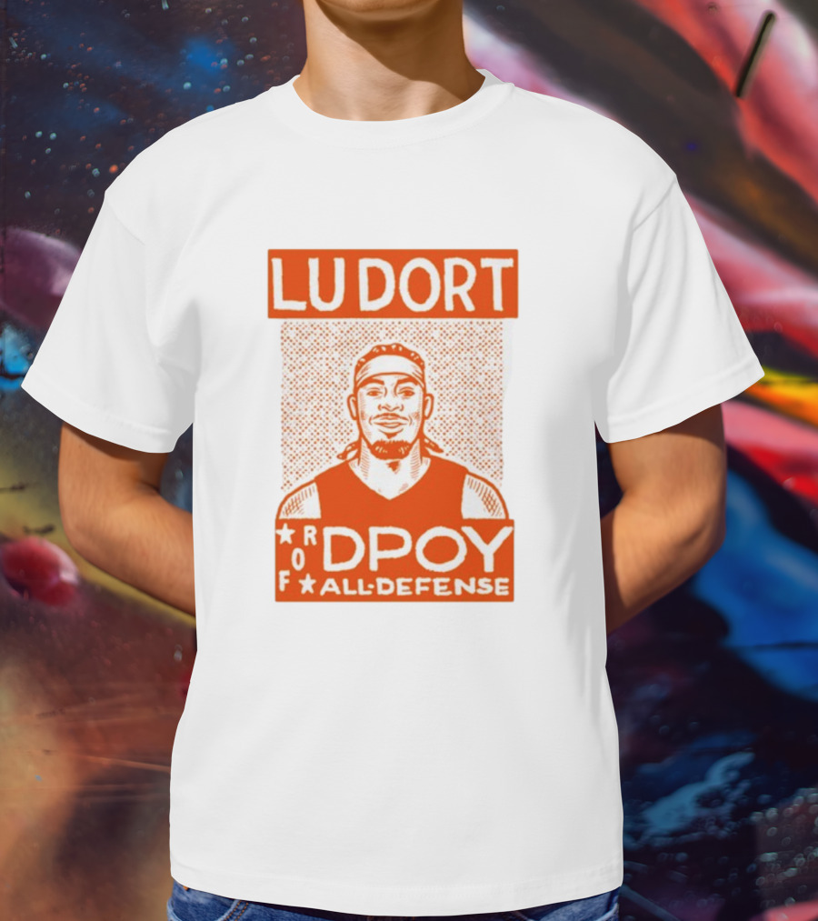 Lu Dort DPOY All Defense Recognition Graphic T-Shirt