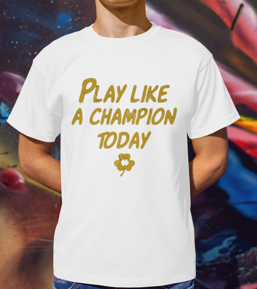 Play Like A Champion Today NCAA Notre Dame Fighting Irish T-Shirt