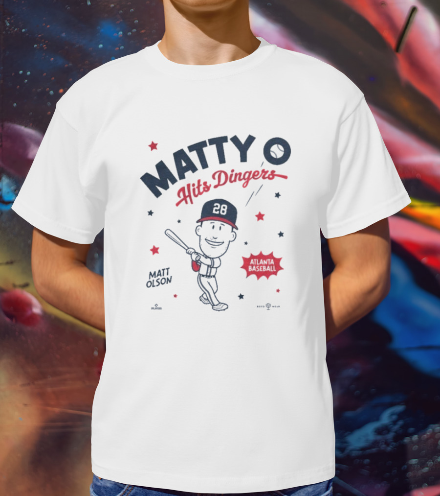 Matty O Hits Dingers Matt Olson Atlanta 28 T-Shirt