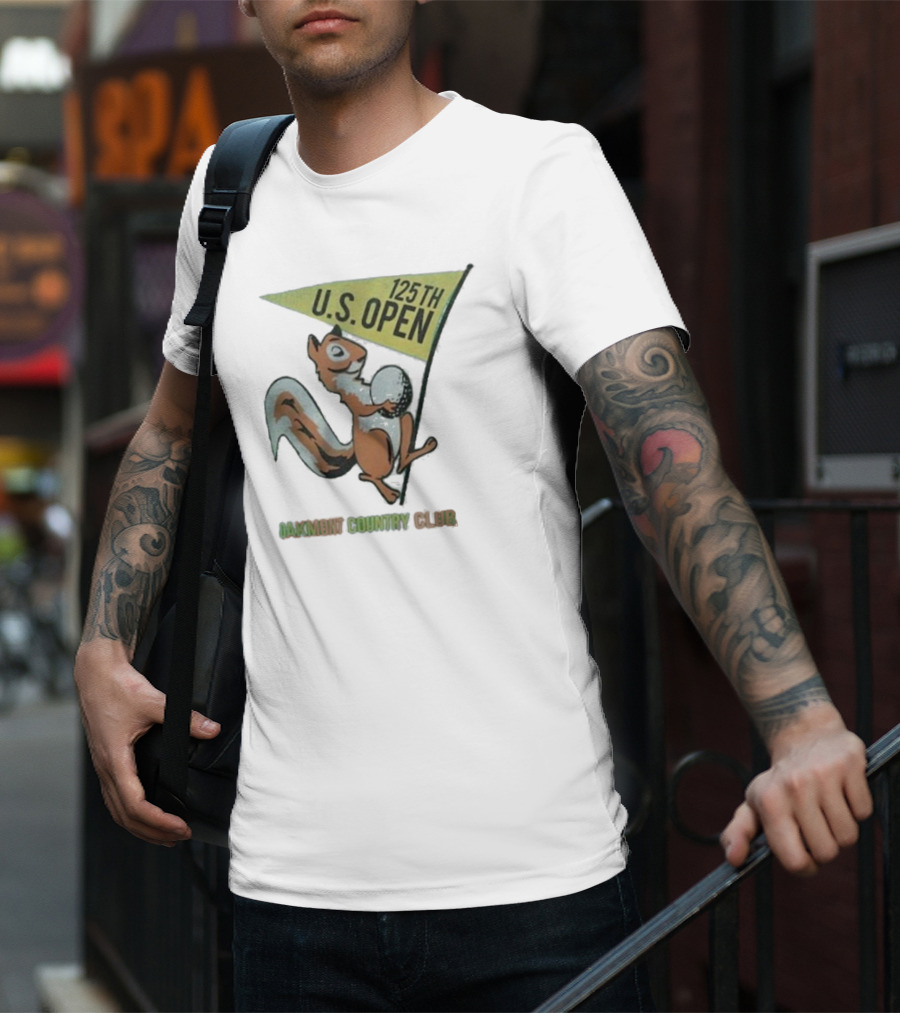 Oakmont Country Club 125TH U.S. Open Squirrel 2025 Golf T-Shirt