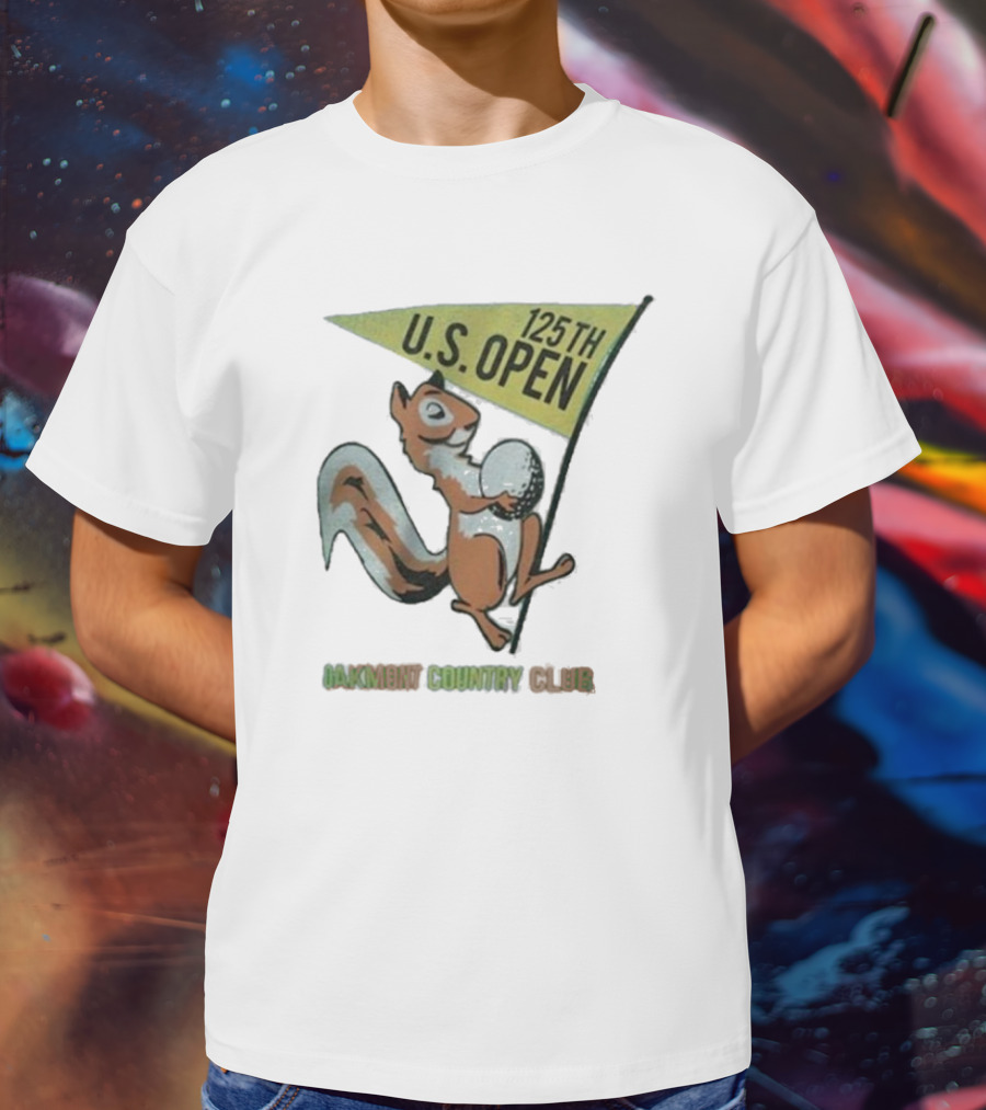 Oakmont Country Club 125TH U.S. Open Squirrel 2025 Golf T-Shirt