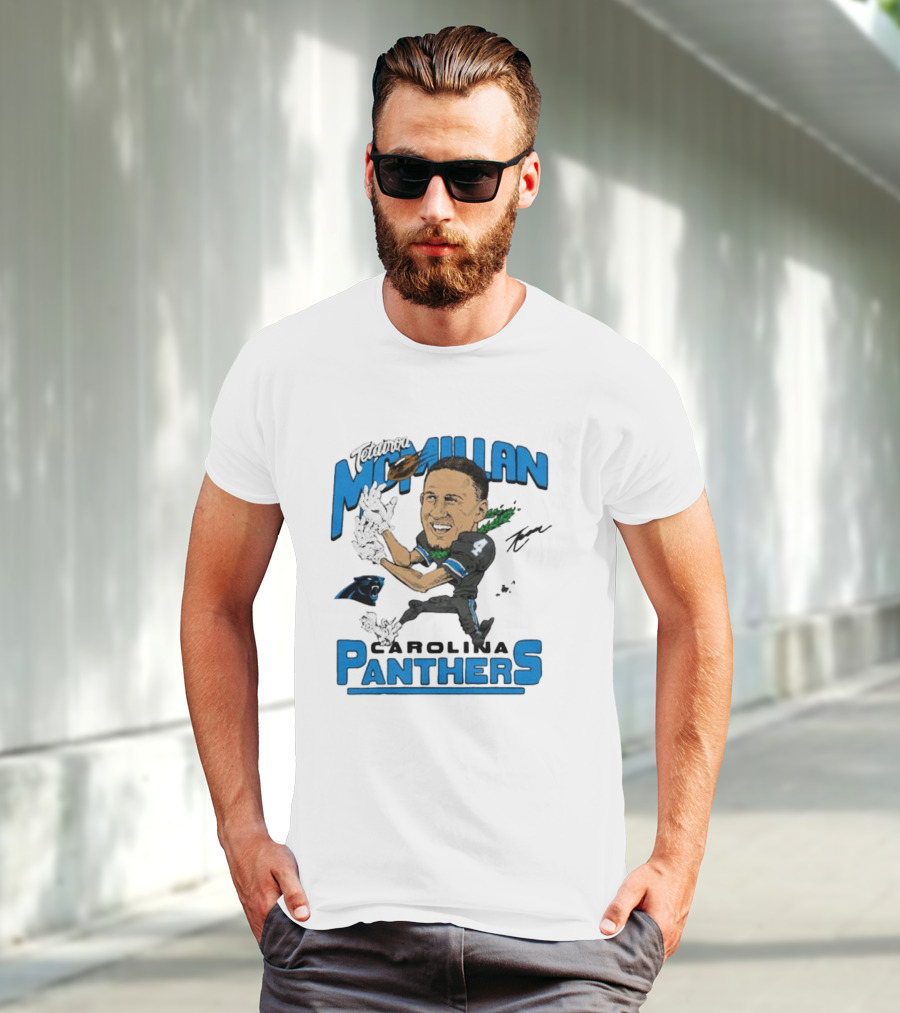 Tetairoa McMillan Carolina Panthers Signature T-Shirt