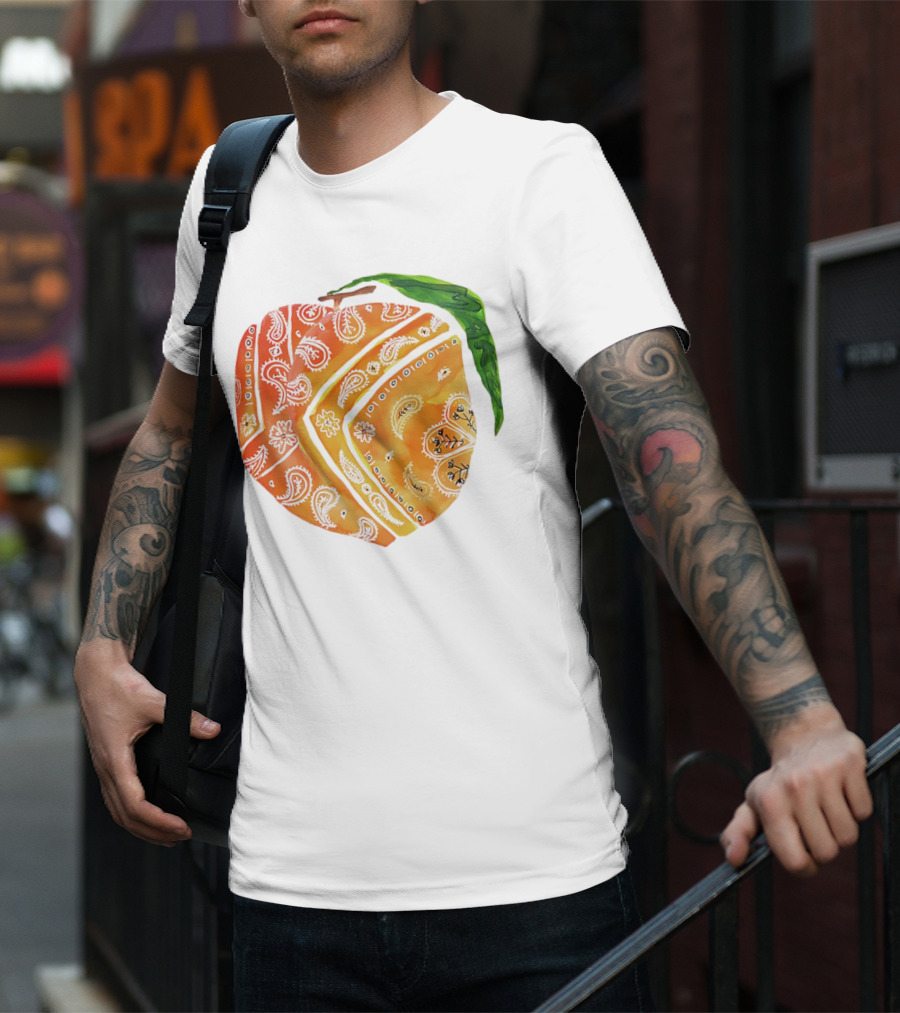 Peach Paisley Pattern Please T-Shirt