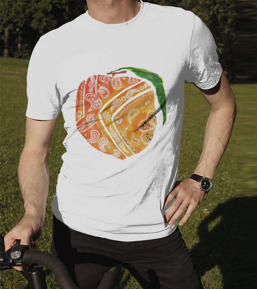 Peach Paisley Pattern Please T-Shirt
