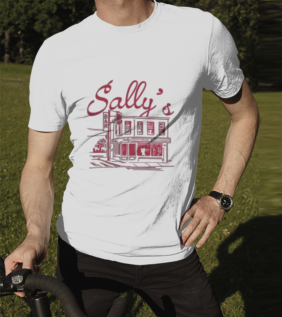 Sally’s Wine Bar Sketch Illustration T-Shirt