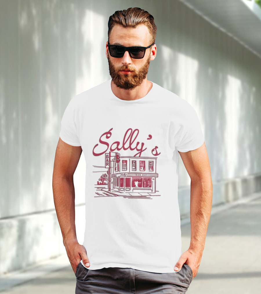 Sally’s Wine Bar Sketch Illustration T-Shirt