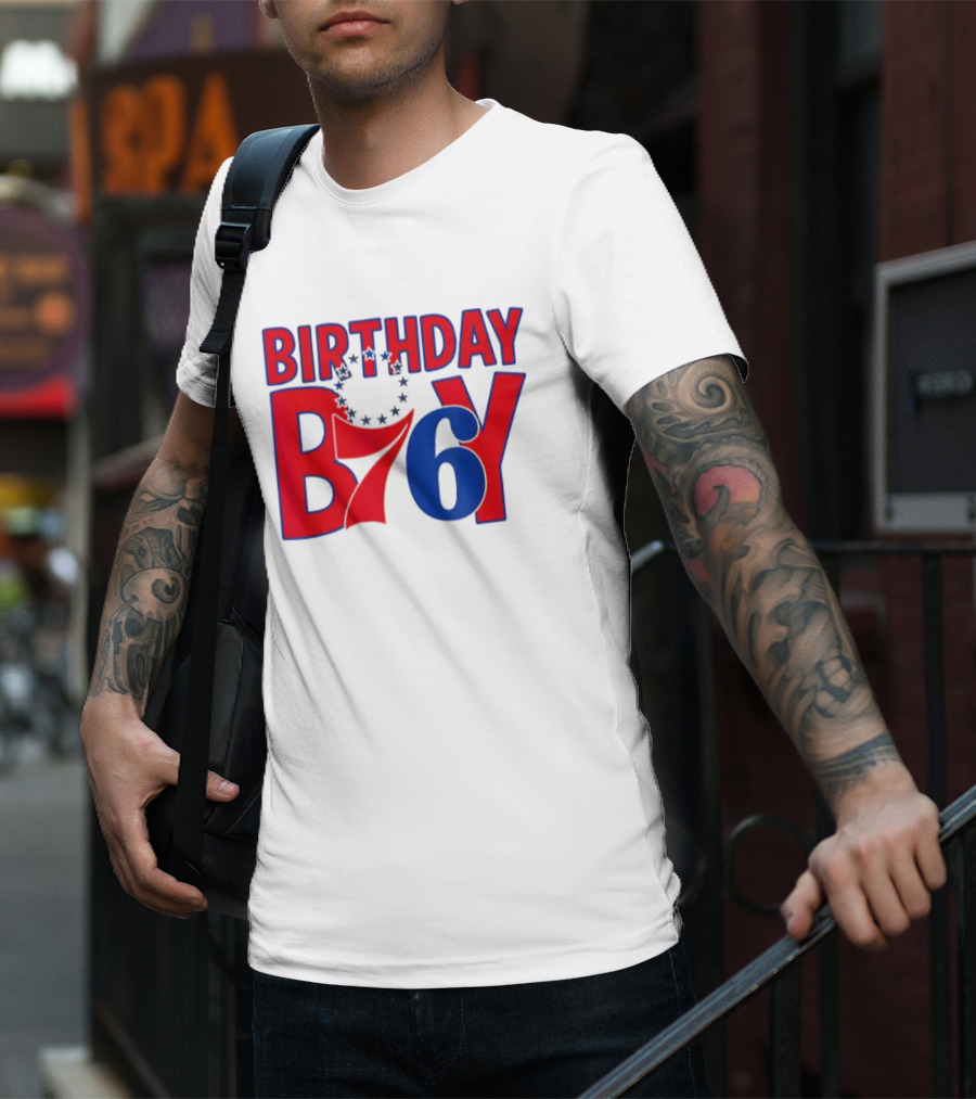 Philadelphia 76ers NBA Birthday Boy B76Y T-Shirt