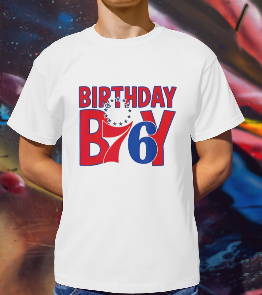 Philadelphia 76ers NBA Birthday Boy B76Y T-Shirt