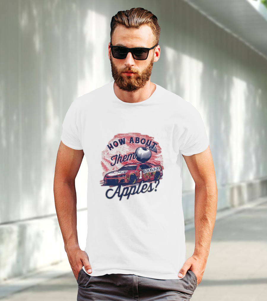 Ross Chastain How About Them Apples Busch Light #1 Racing Car T-Shirt