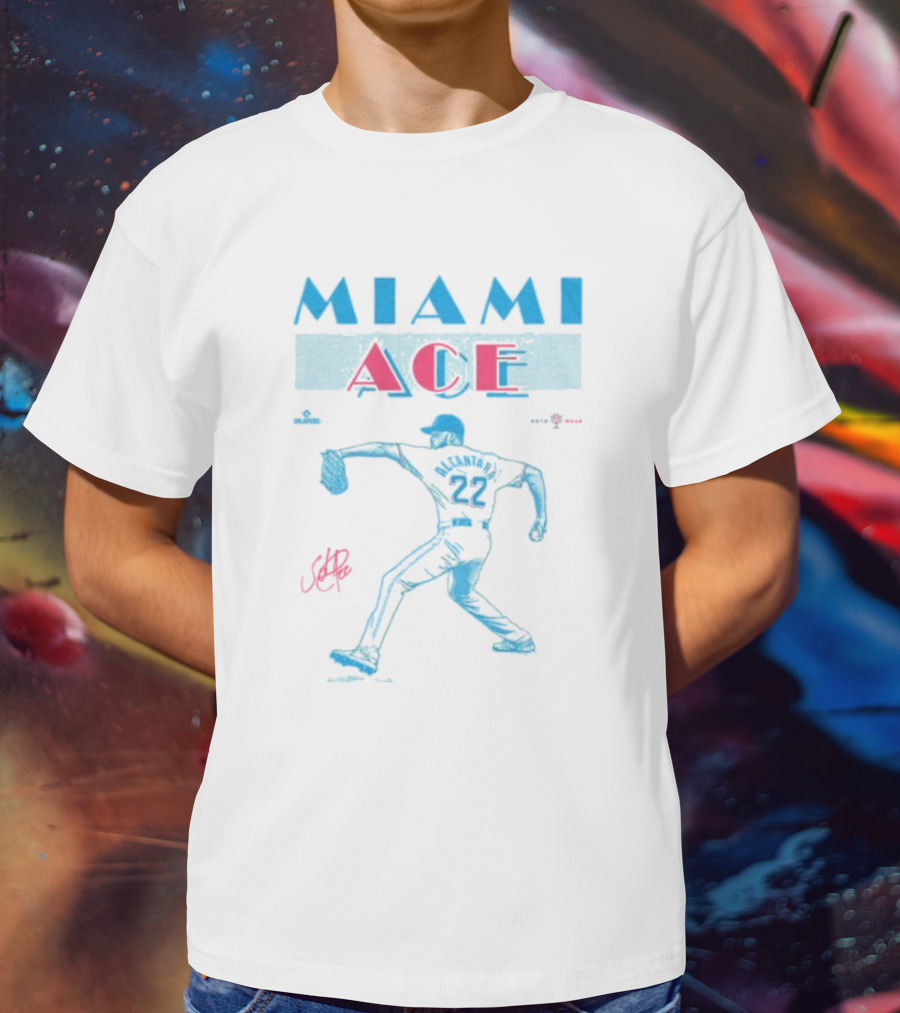 ```Sandy Alcántara 22 Miami Ace Miami Marlins``` T-Shirt