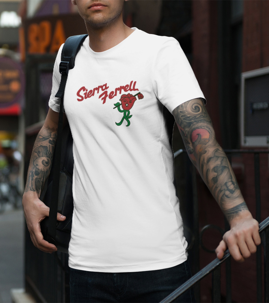 Sierra Ferrell Ramblin’ Rose Walking Flower Illustration T-Shirt