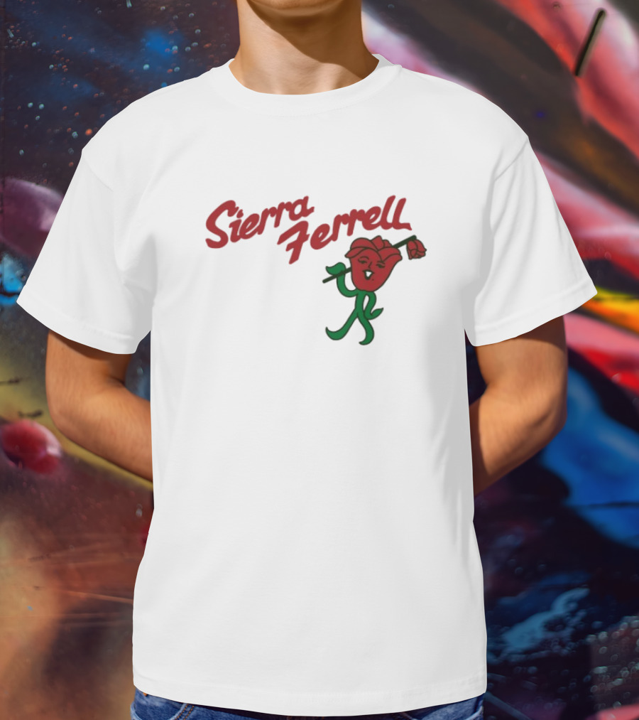 Sierra Ferrell Ramblin’ Rose Walking Flower Illustration T-Shirt