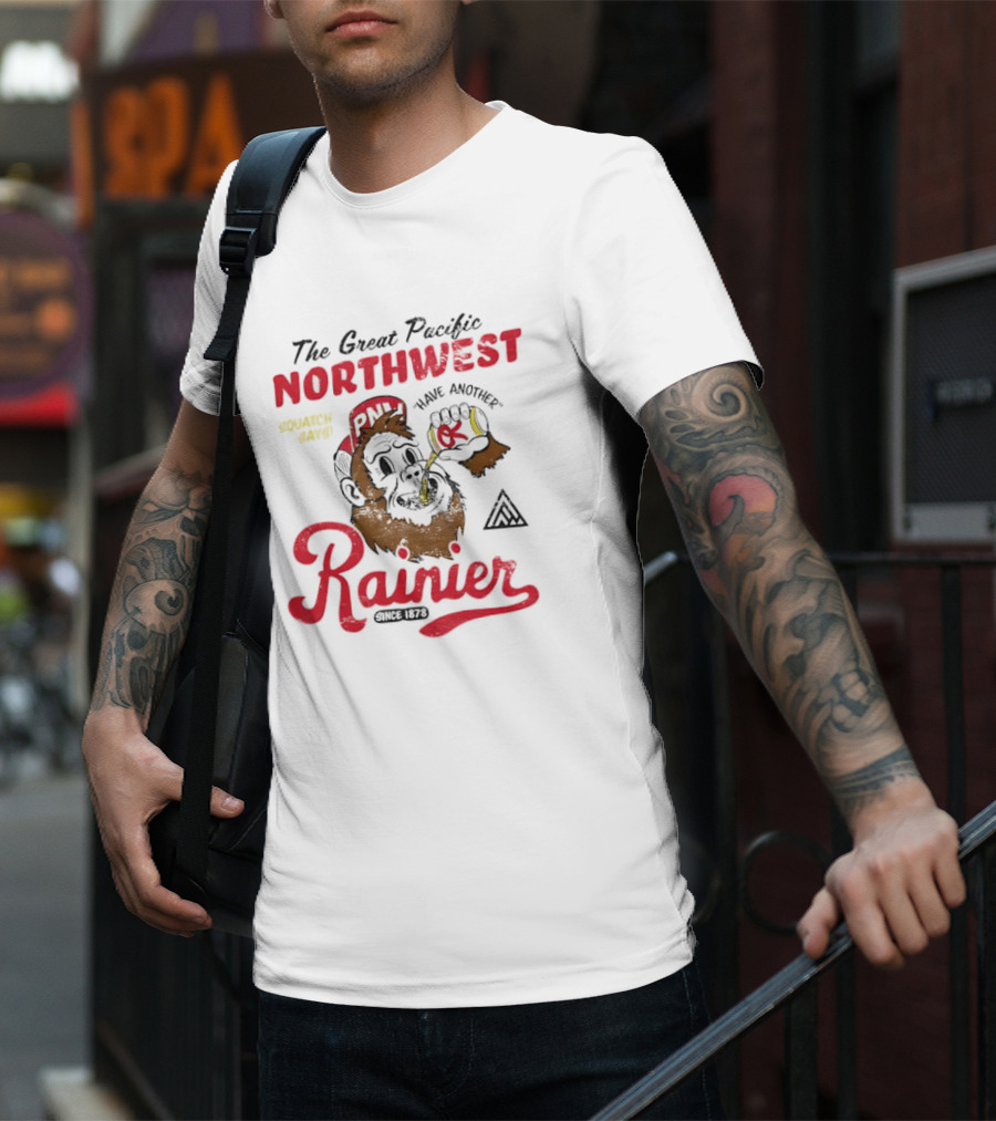 Rainier The Great Pacific Northwest Bear T-Shirt