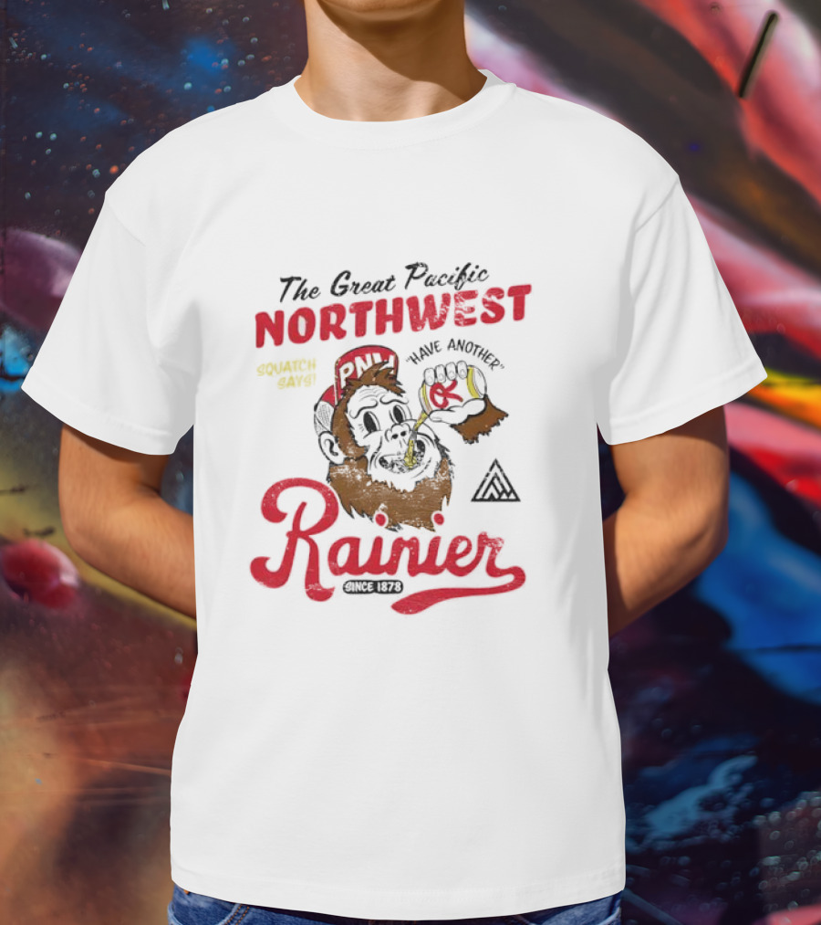 Rainier The Great Pacific Northwest Bear T-Shirt