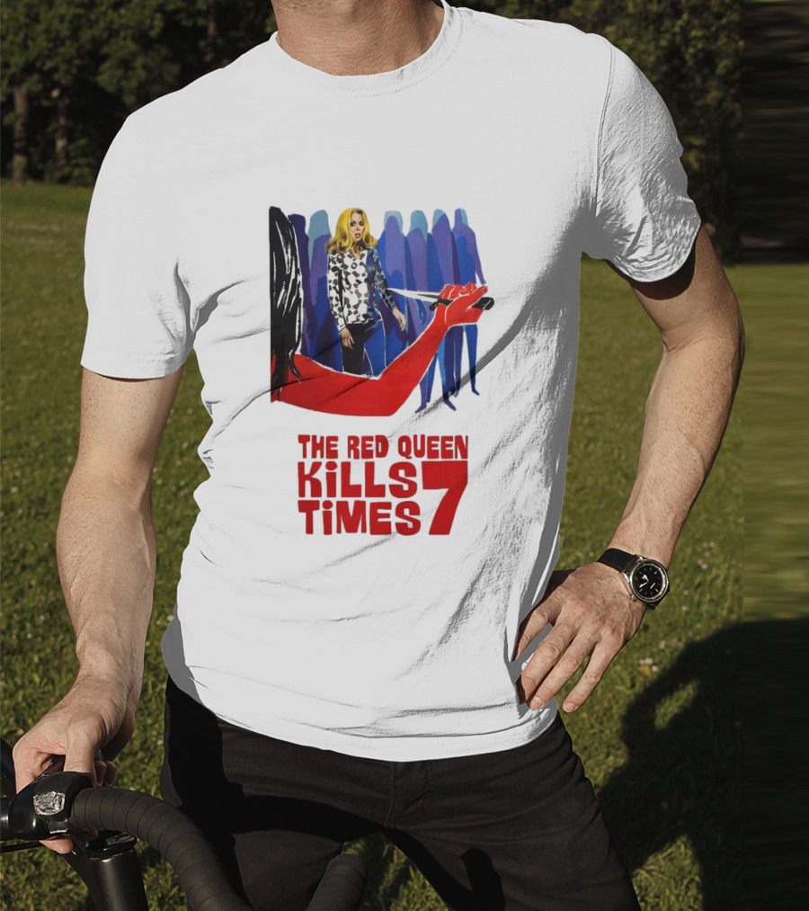The Red Queen Kills Seven Times Red Arm Woman And Figures T-Shirt