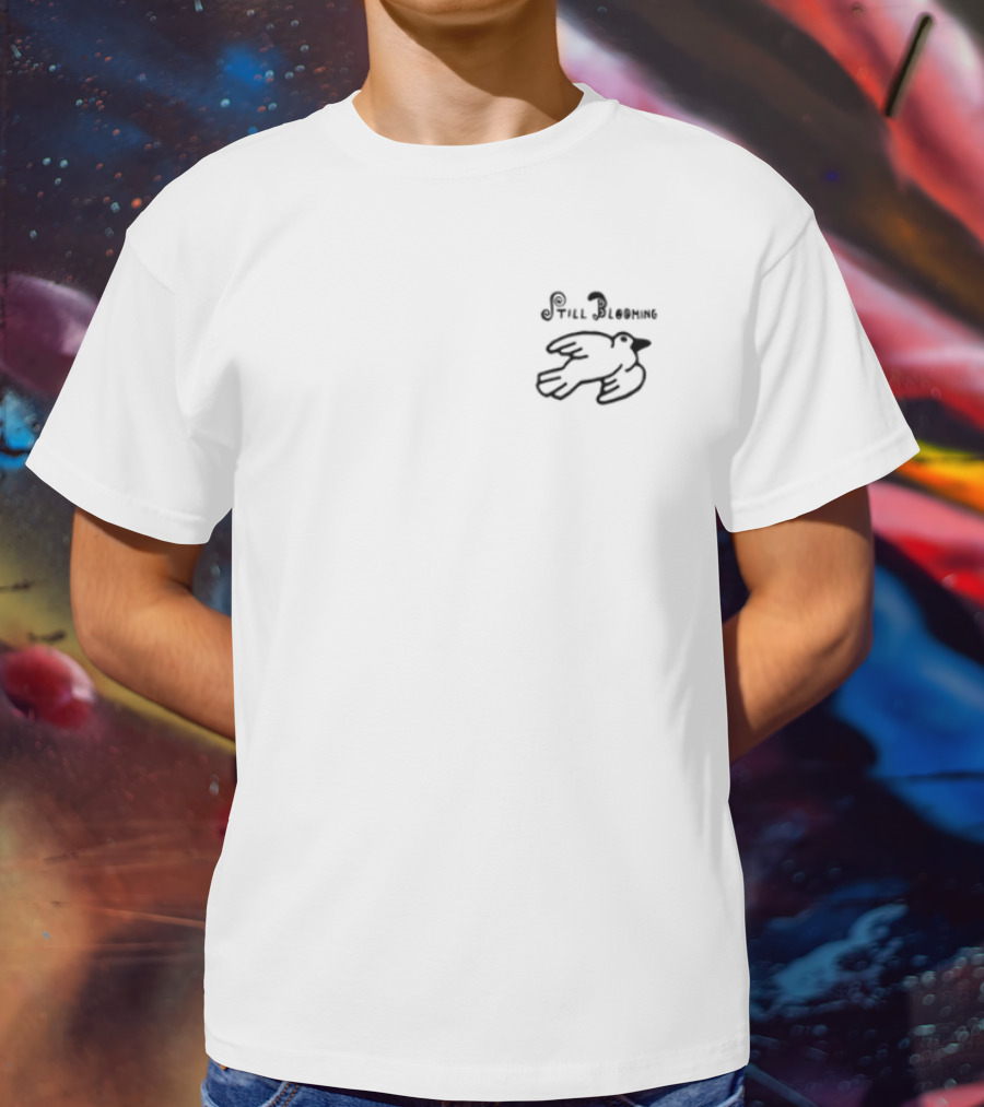 Still Blooming Flower Retro Swea Vintage Style T-Shirt
