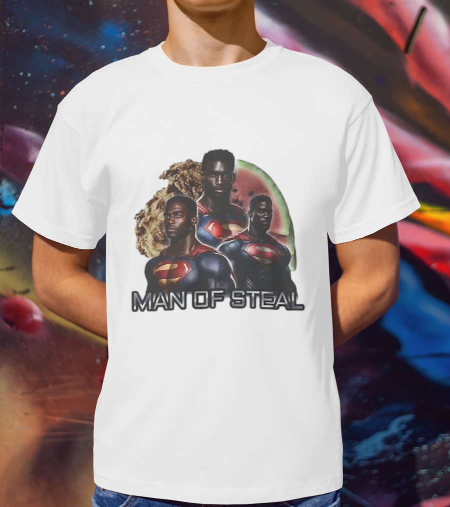 Man Of Steal Superman Cookie Watermelon T-Shirt