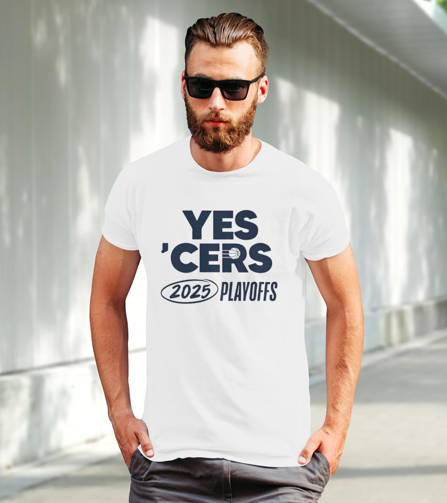 YES 'CERS 2025 NBA Playoffs Basketball T-Shirt