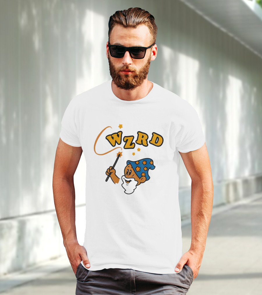 Wzrd Wizard Hat Stars And Wand Graphic T-Shirt