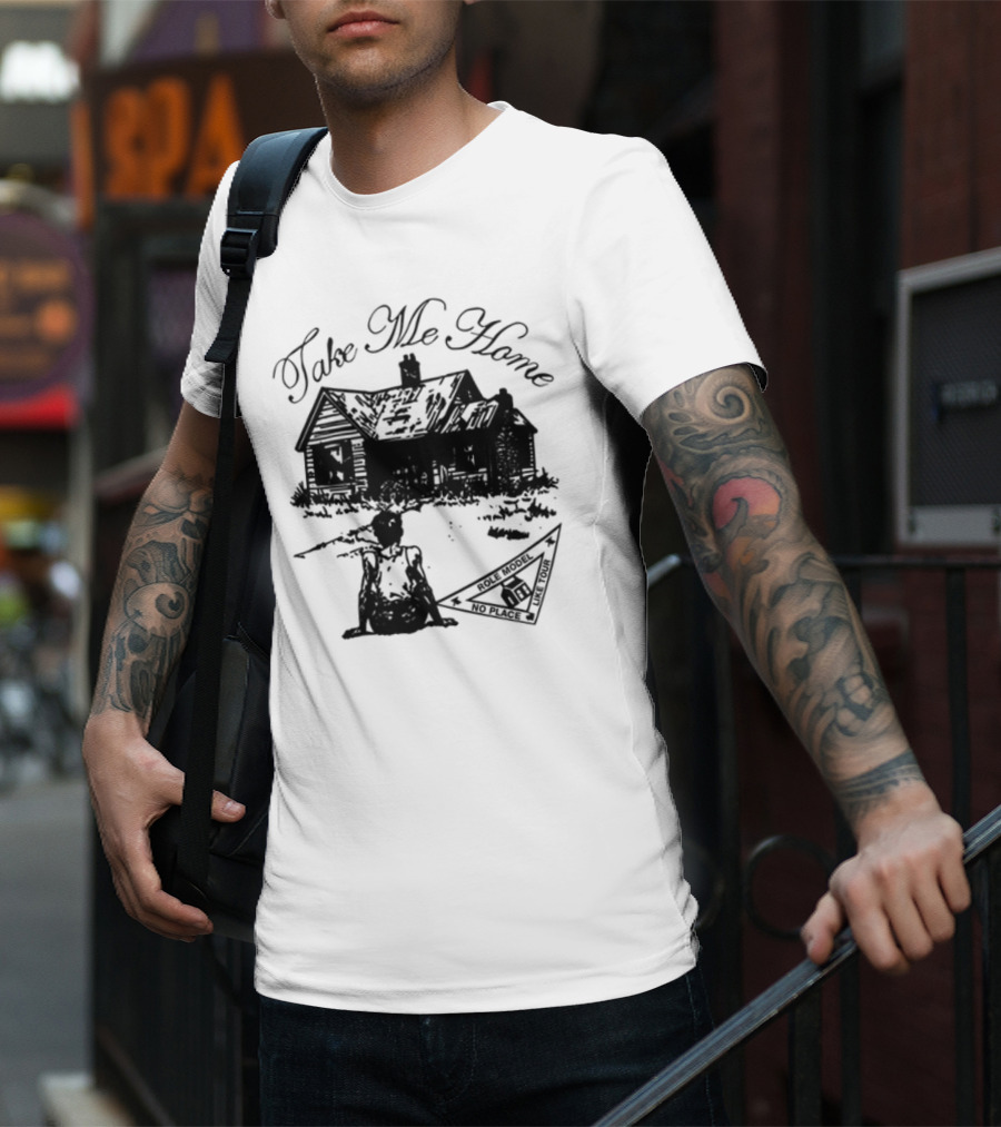 Take Me Home Country Roads Camping Adventure Scene T-Shirt
