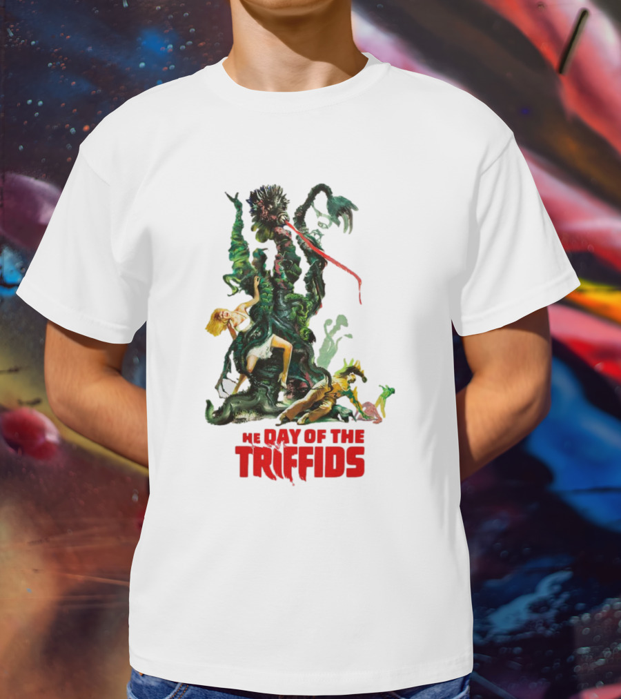 The Day Of The Triffids Classic Movie Horror Imagery T-Shirt