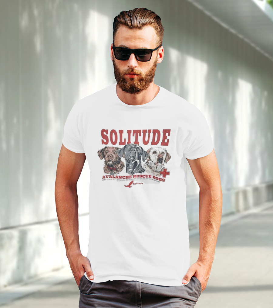 Solitude Avalanche Rescue Dogs Cross Team Joni Lumen Honey T-Shirt