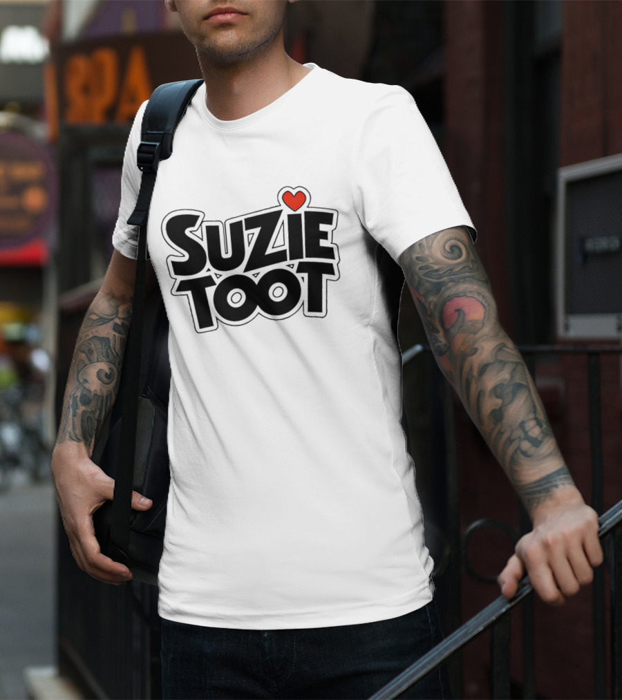 Suzie Toot Heart With Red Love Symbol T-Shirt