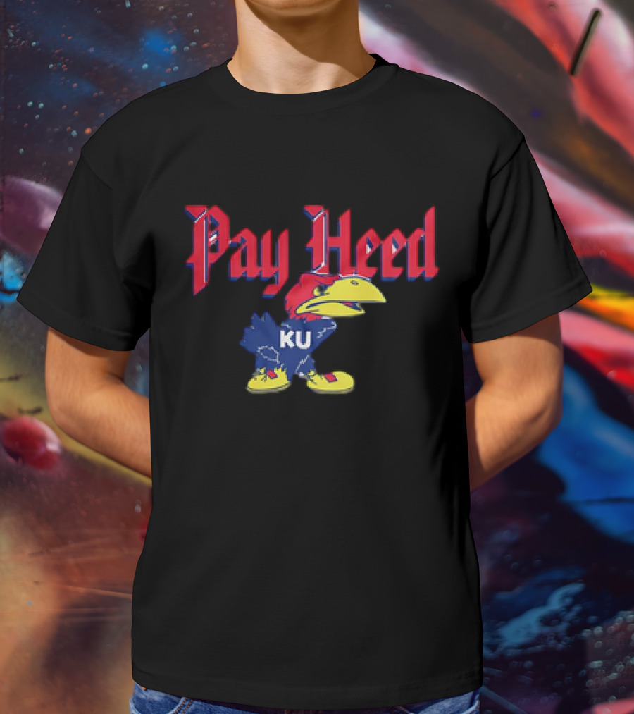 KU Jayhawk Pay Heed T-Shirt