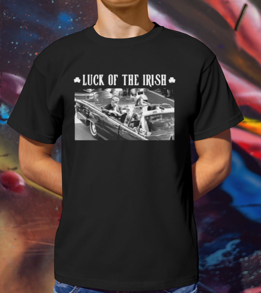 "Luck Of The Irish Jen Razavi Kennedy Car" T-Shirt