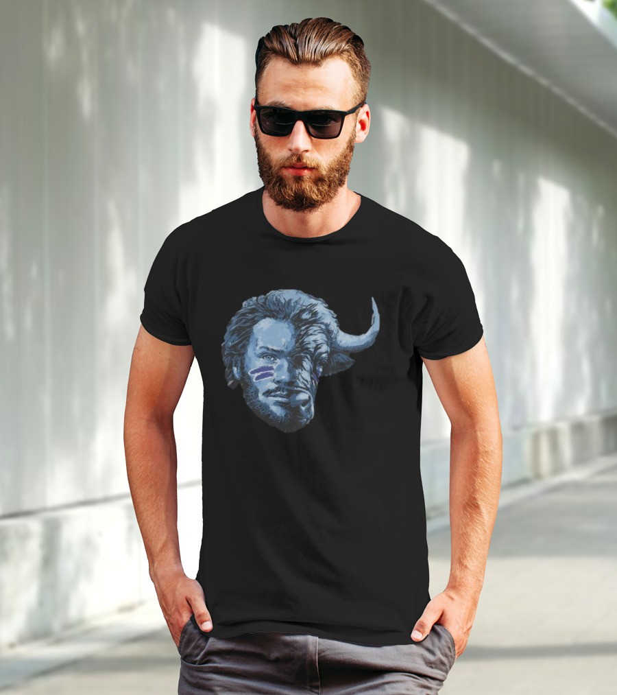 Josh Allen Buffalo Hybrid Face T-Shirt