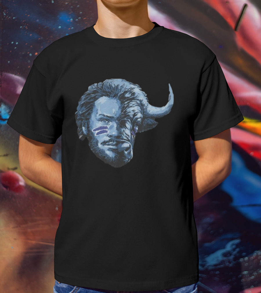 Josh Allen Buffalo Hybrid Face T-Shirt