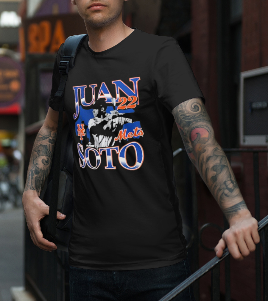 Juan Soto Mets 22 Batter Up New York T-Shirt
