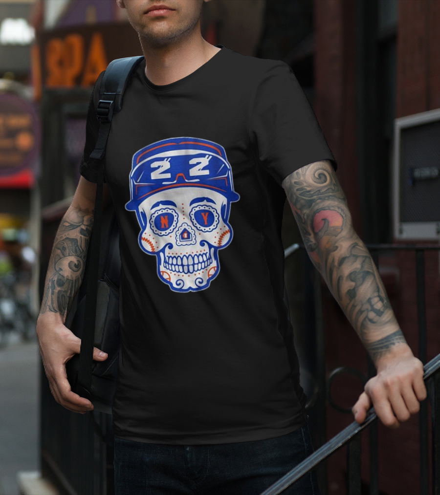 Juan Soto Sugar Skull NY 22 Baseball Cap T-Shirt