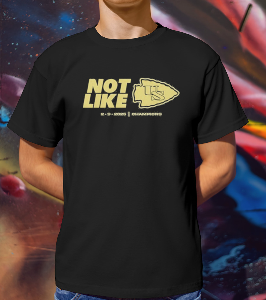 Kansas City Not Like Us Arrowhead Symbol 2-9-2025 T-Shirt