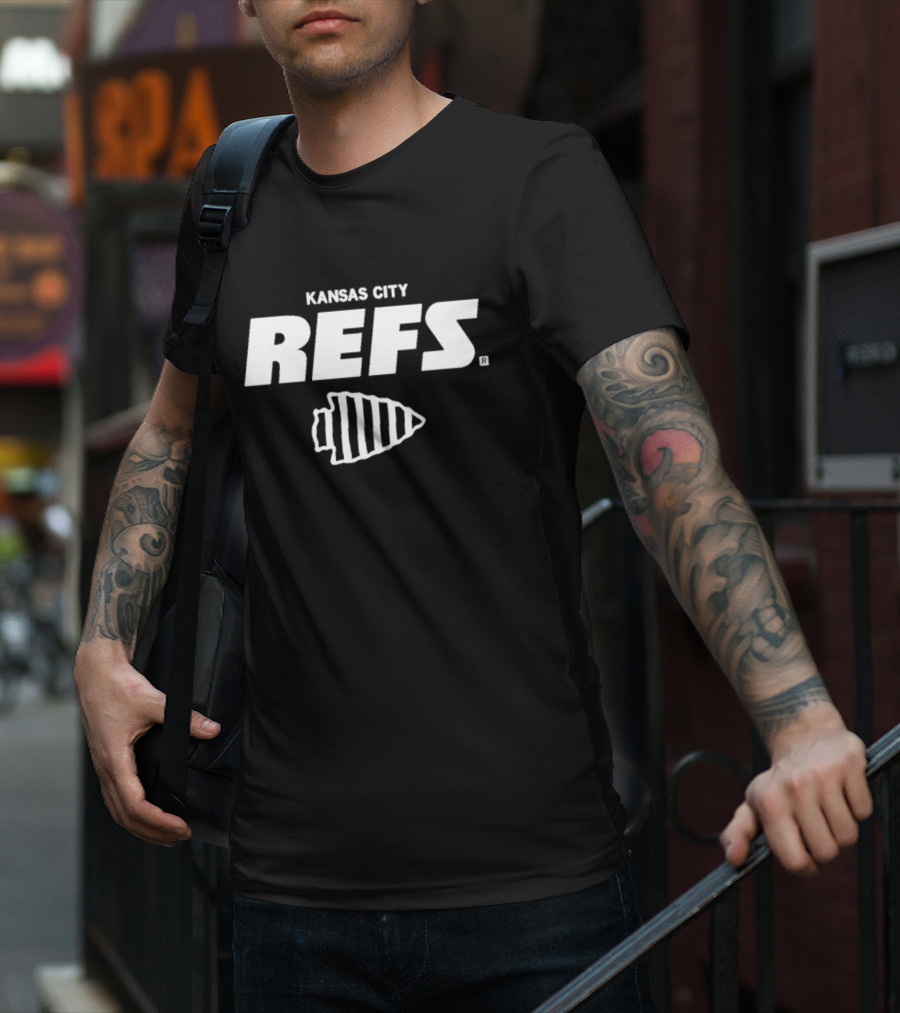 Kansas City Refs Referee Whistle T-Shirt