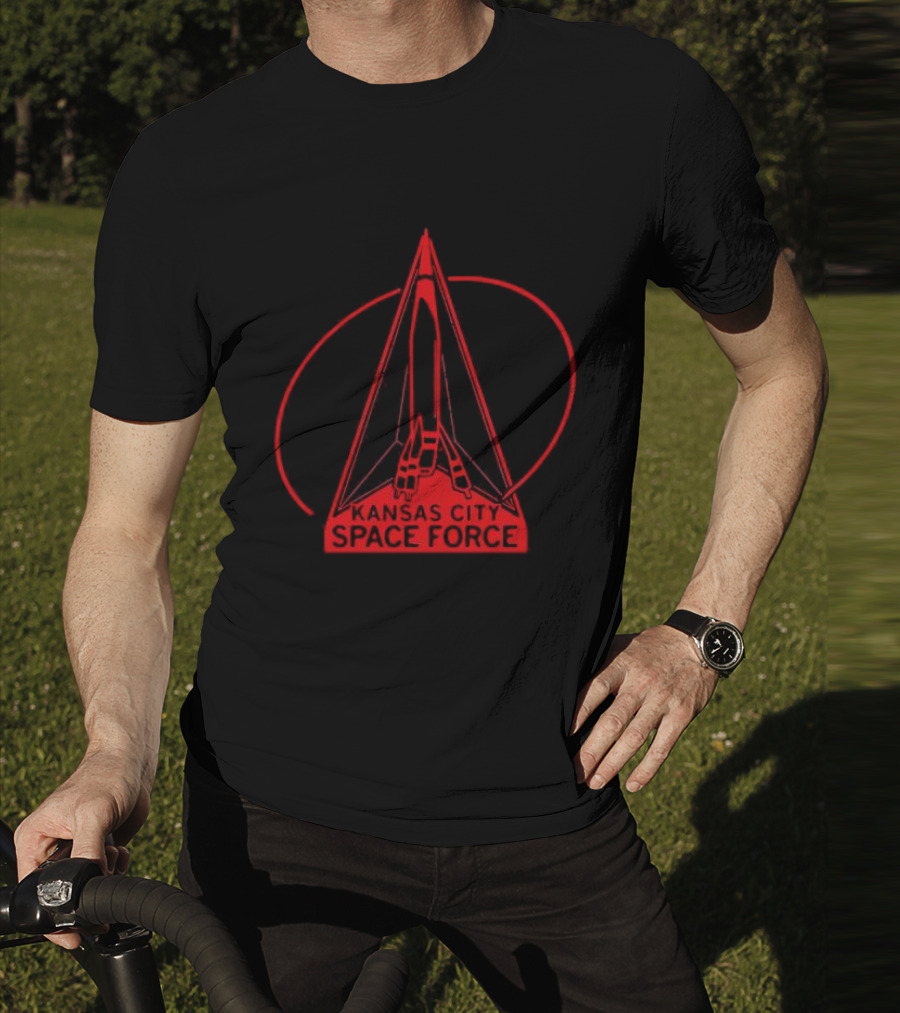 Kansas City Space Force Rocket Emblem T-Shirt