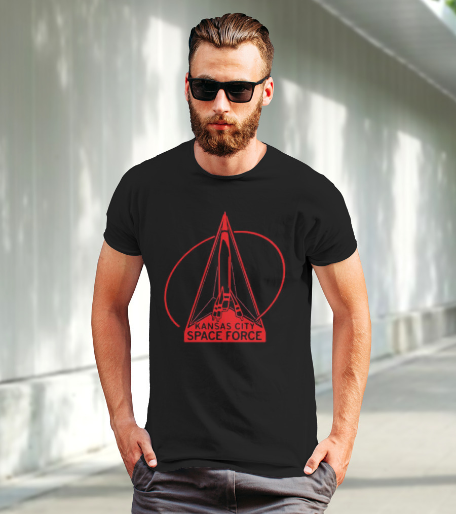 Kansas City Space Force Rocket Emblem T-Shirt