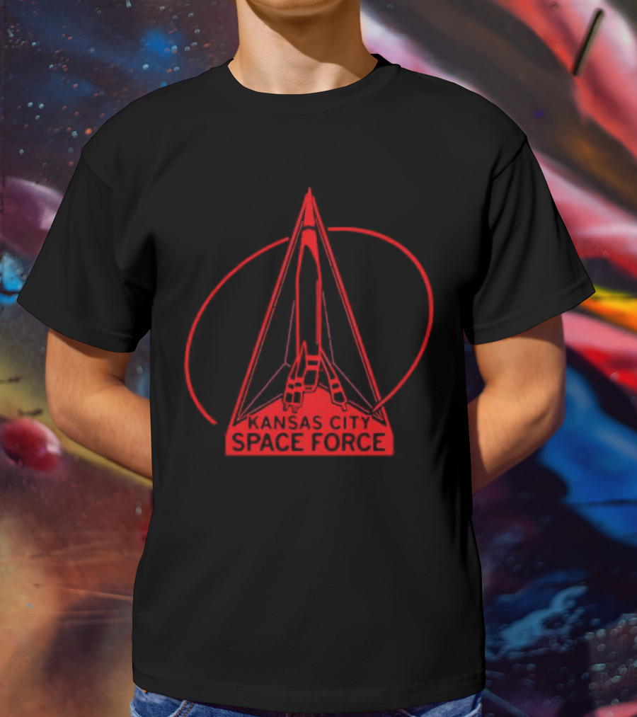 Kansas City Space Force Rocket Emblem T-Shirt