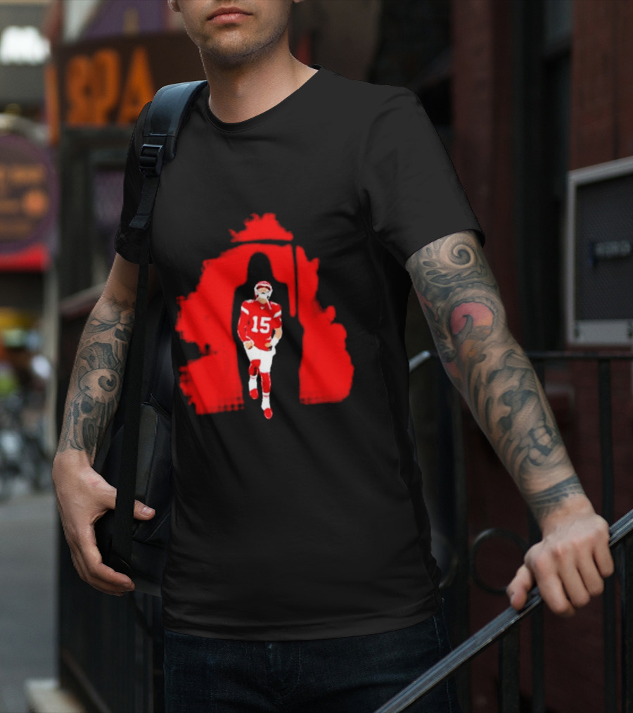 KC Chiefs Patrick Mahomes Shadow 15 Reaper T-Shirt
