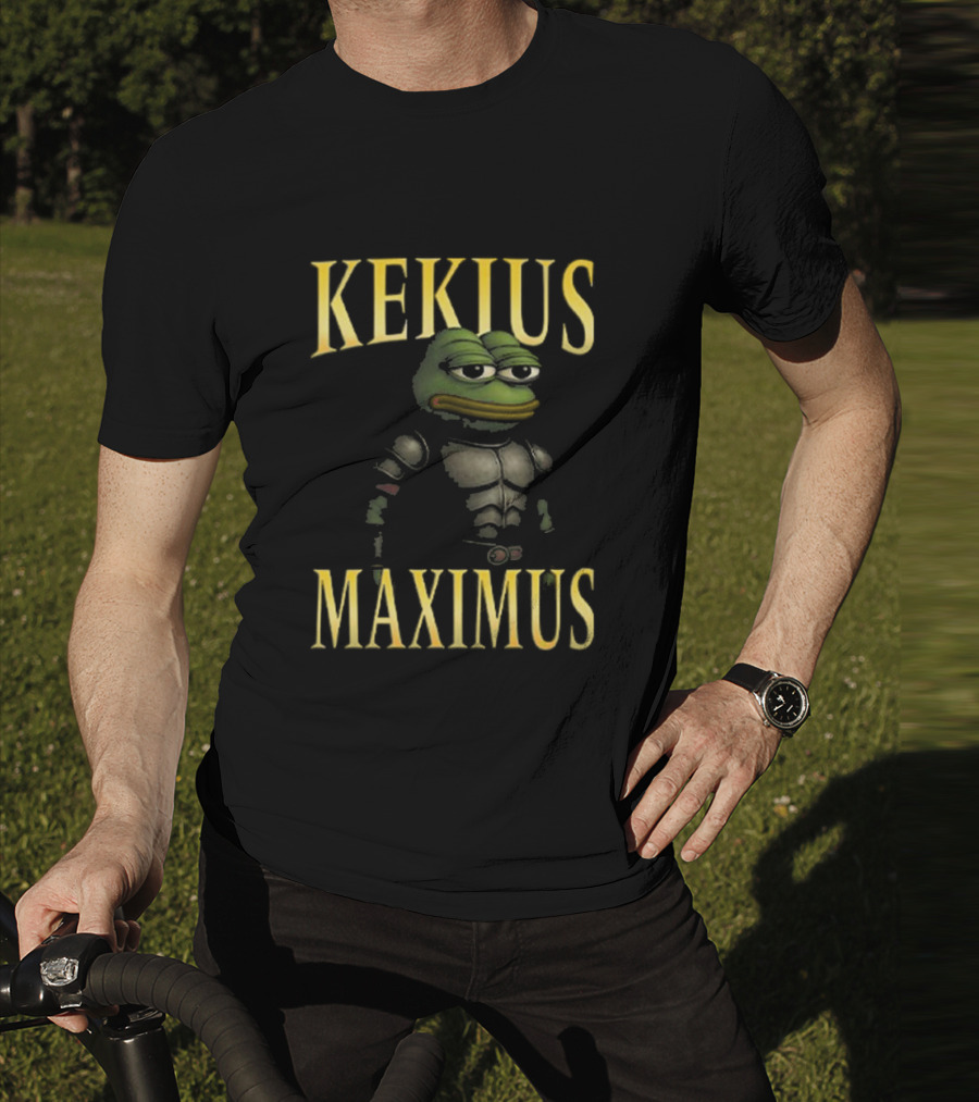 Kekius Maximus Gladiator Frog Armor T-Shirt
