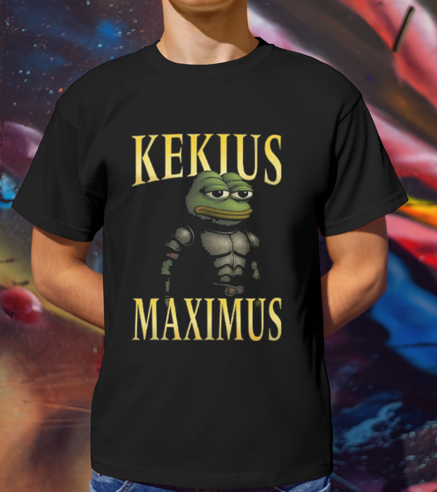 Kekius Maximus Gladiator Frog Armor T-Shirt